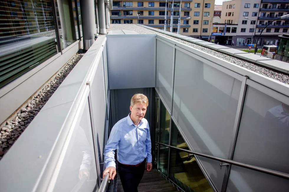 – Vi er veldig fornøyd med fjoråret, sier KPMG Norge-sjef Rune Skjelvan. Her avbildet i 2018.