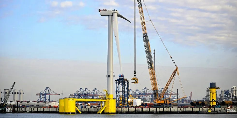 The Kincardine floating wind project is already operating off Scotland.