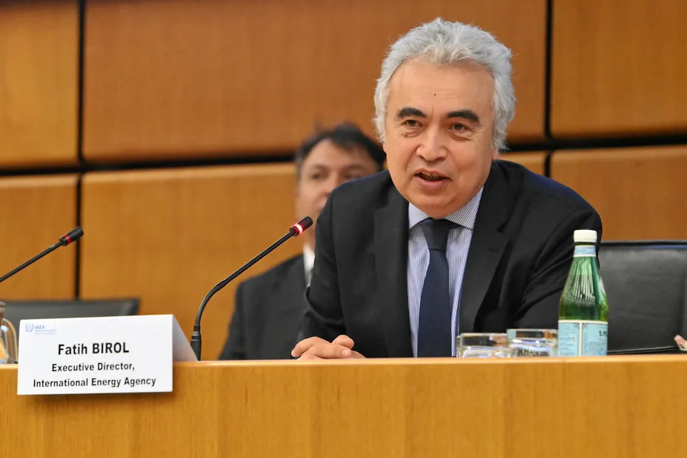 Fatih Birol, executive director IEA.