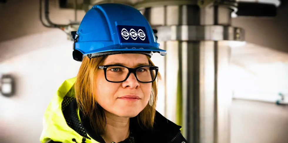 Liina Veerme - SKS. SKS-sjefen Liina Veerme er den første som kan smykke seg med tittelen "Årets kraftkvinne".