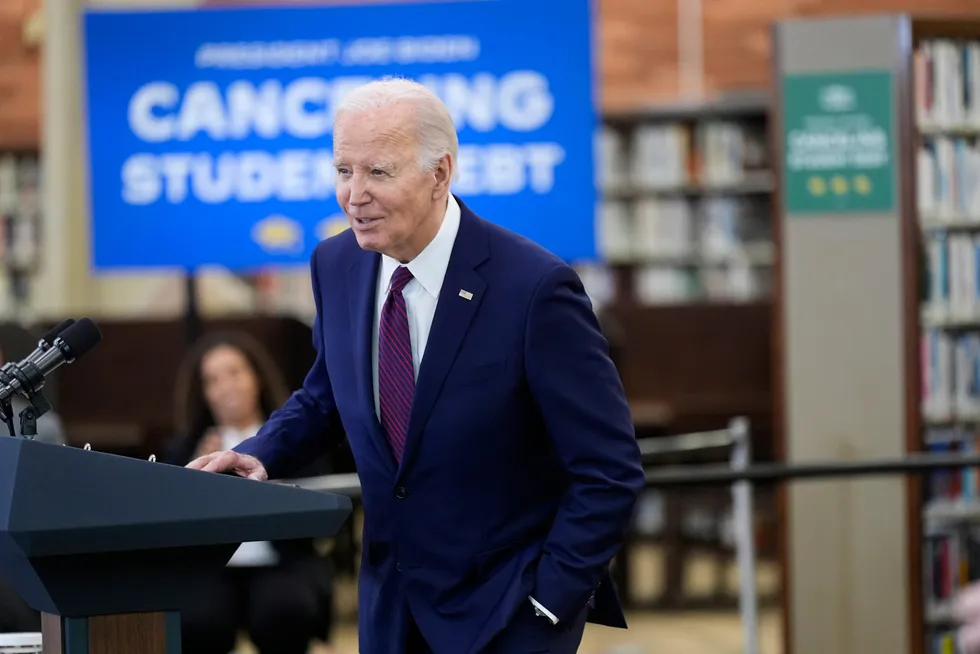 Den amerikanske statsgjelden har fortsatt å vokse under president Joe Biden.