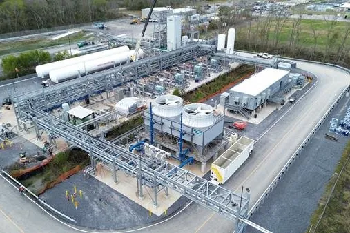 The 15 tonnes-per-day liquid hydrogen plant jointly operated by Plug Power and Olin Corporation in St Gabriel, Louisiana