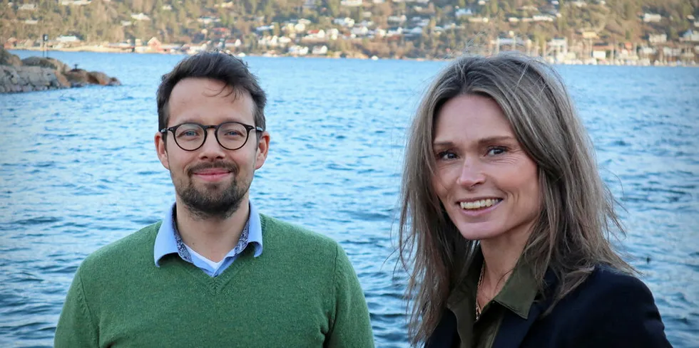 Marianne Berge og Benjamin Myklebust Rød er nye ansatte i Solenergiklyngen.