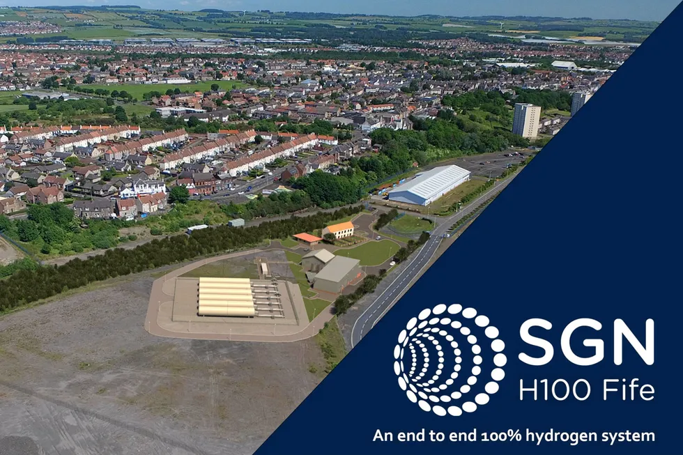 The site of the H100 Fife trial in Levenmouth, Scotland.