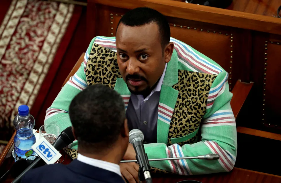 Etiopias statsminister Abiy Ahmed tildeles Nobels fredspris.