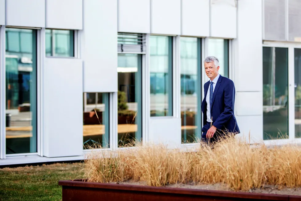 Finansdirektør Hans Jacob Hegge i Equinor la torsdag frem et oljepengespekket andrekvartalsresultat. Han er nå på vei til USA for å ta over som selskapets USA-sjef i september. Foto: Javad Parsa