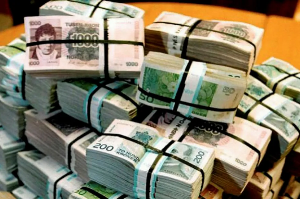 Cash pile: smaller for Norwegian state
