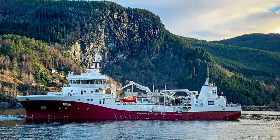 «Reisa», brønnbåt tilhørende Norsk Fisketransport.