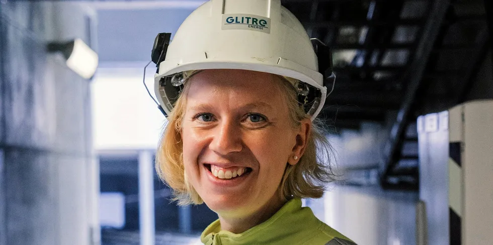 Line Drange Ruud er styreleder i Kraftkvinnene og jobber til daglig i Glitre Energi.