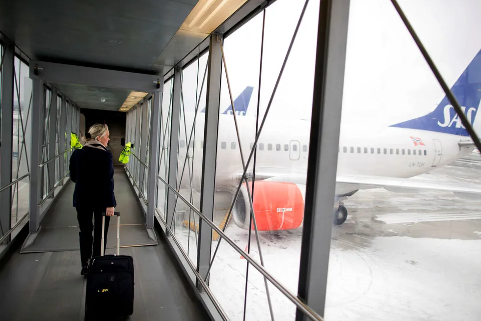 SAS' norske kabinansatte er organisert i to fagforeninger, og de jobber tett sammen frem mot vårens tarifforhandlinger om lønn og arbeidsforhold. Her fra Oslo lufthavn.