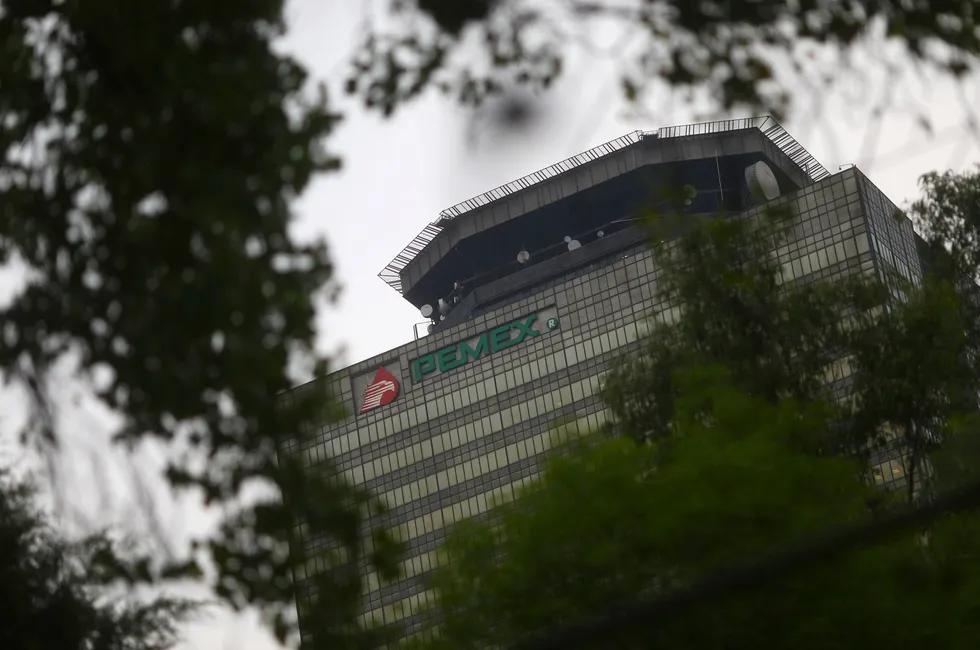 The Pemex headquarters in Mexico City.