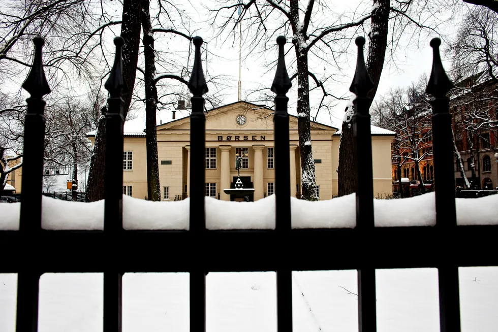 Oslo Børs Foto: Gunnar Blöndal