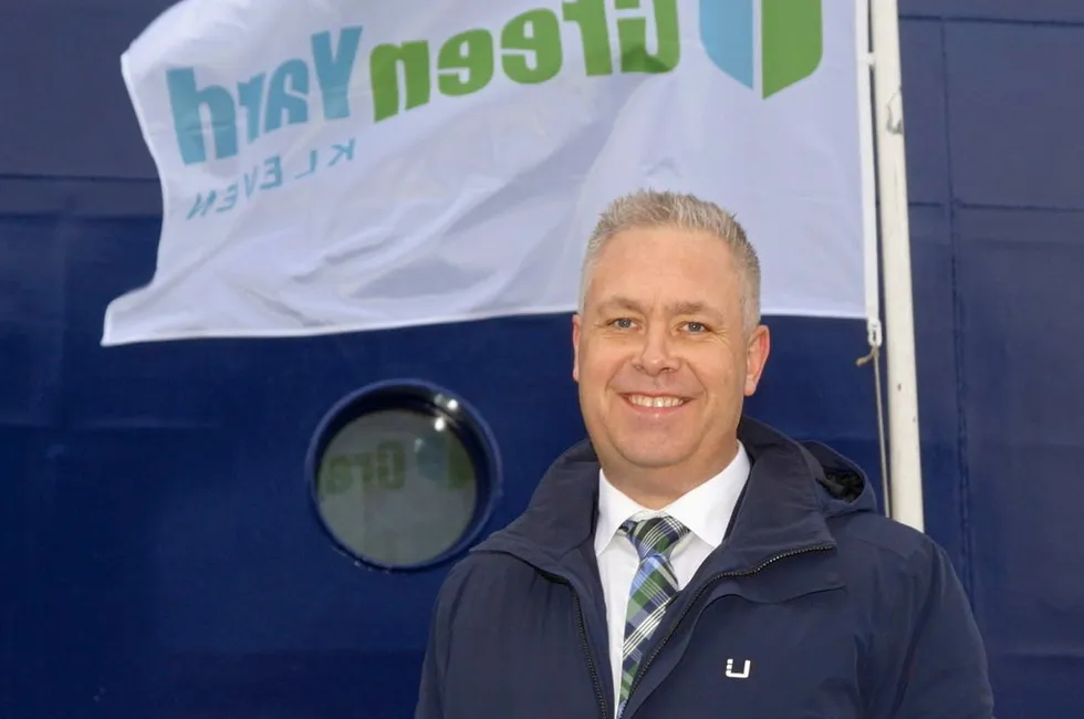 Hans Jørgen Fedog i Green Yard Kleven.