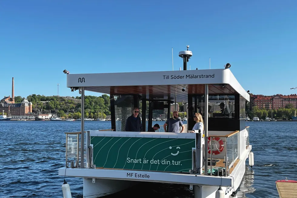 "Estelle" blir verdens første autonome passasjerferge i kommersiell drift.