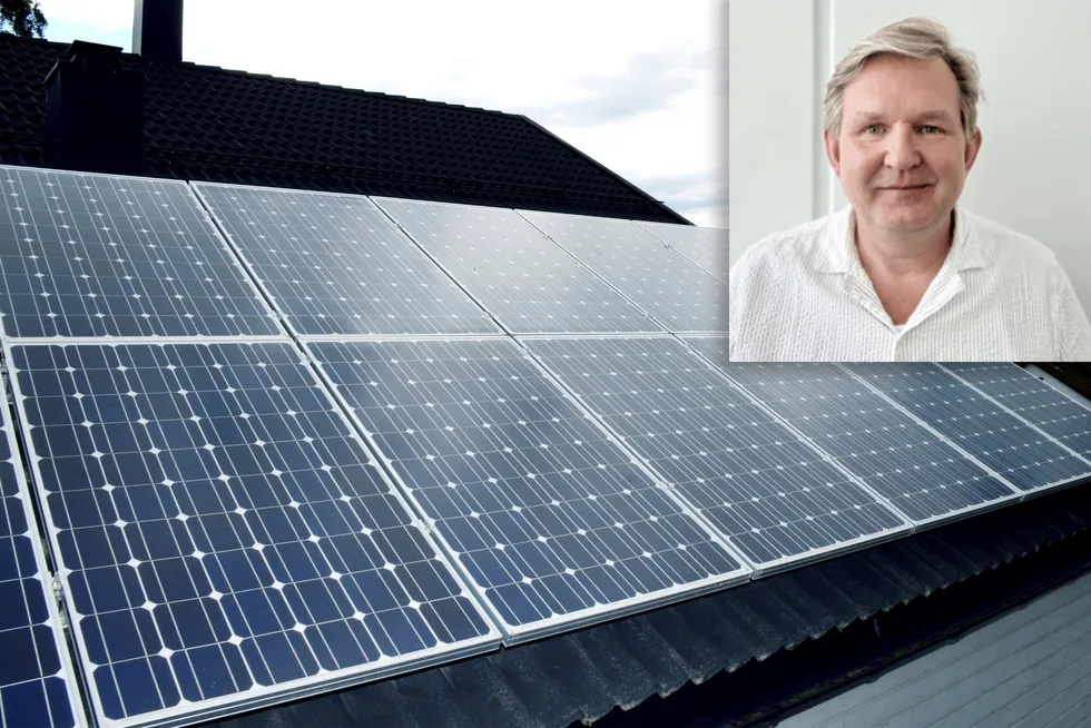 Solceller og Jan Wilhelmsen i Solcellespesialisten