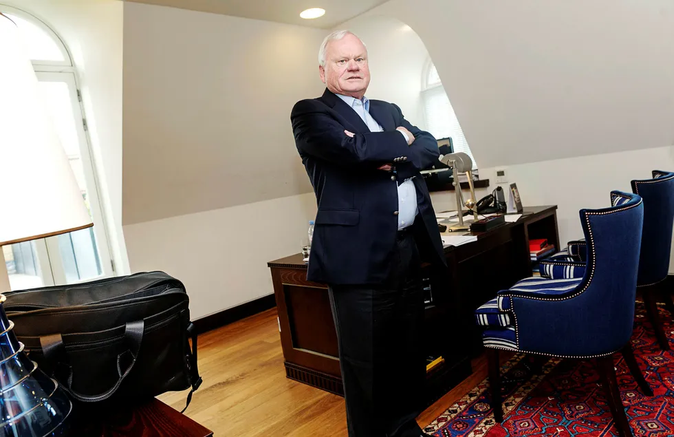 John Fredriksen varslet tirsdag forrige uke at både aksjeeiere og långivere i Seadrill må ta store tap etter at selskapet meldte om at det utsetter refinansieringen av låneavtaler til 24,4 milliarder kroner. Foto: Elin Høyland