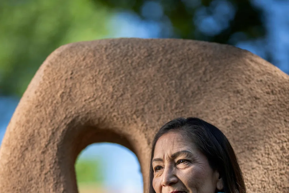 Fait accompli: US Interior Secretary Deb Haaland.