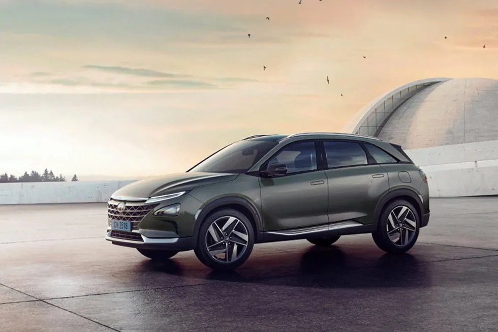 The hydrogen-powered 2024 Hyundai Nexo.
