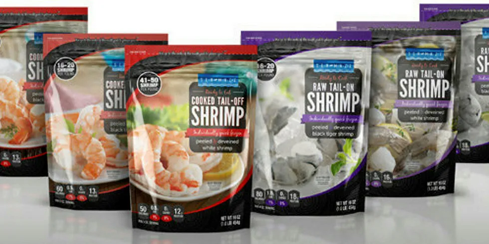 Mazzetta new packaging for shrimp lines