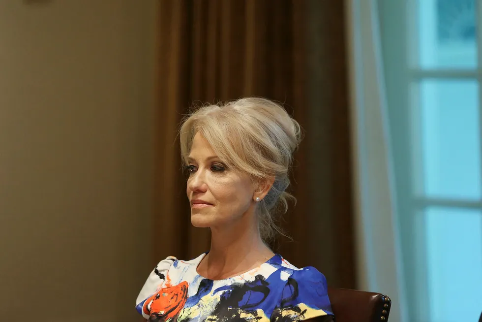 Et føderalt tilsynsorgan ber president Donald Trump om å gi Kellyanne Conway sparken som rådgiver.