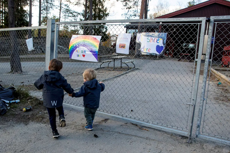 Til uken åpner barnehagene igjen for alle barna.