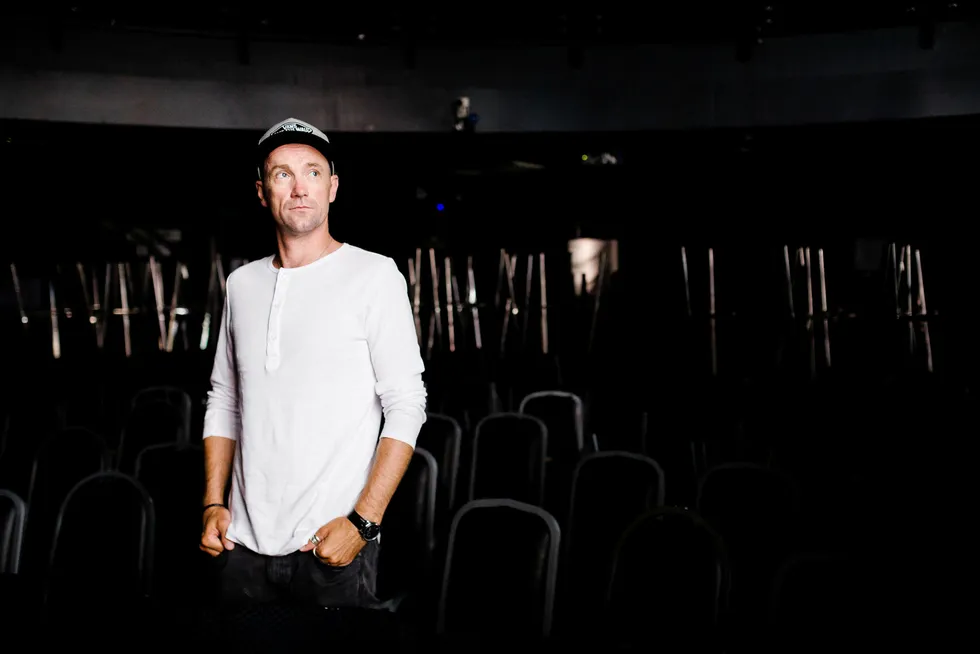 Dagfinn Lyngbø har gjort stor suksess med forestillingen «Supersmud». Foto: Eskil Wie Furunes/VG/NTB Scanpix