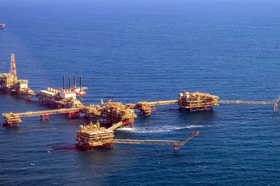 Expansion: an offshore facility at Adnoc’s Lower Zakum asset