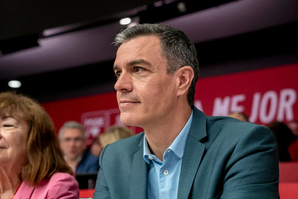 President of Spain Pedro Sánchez.