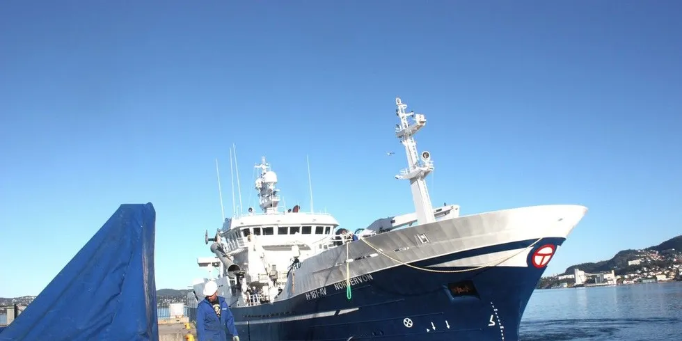 Olsen Gruppen fem pelagiske fiskebåter. «Nordervon» er en av dem. Arkivfoto