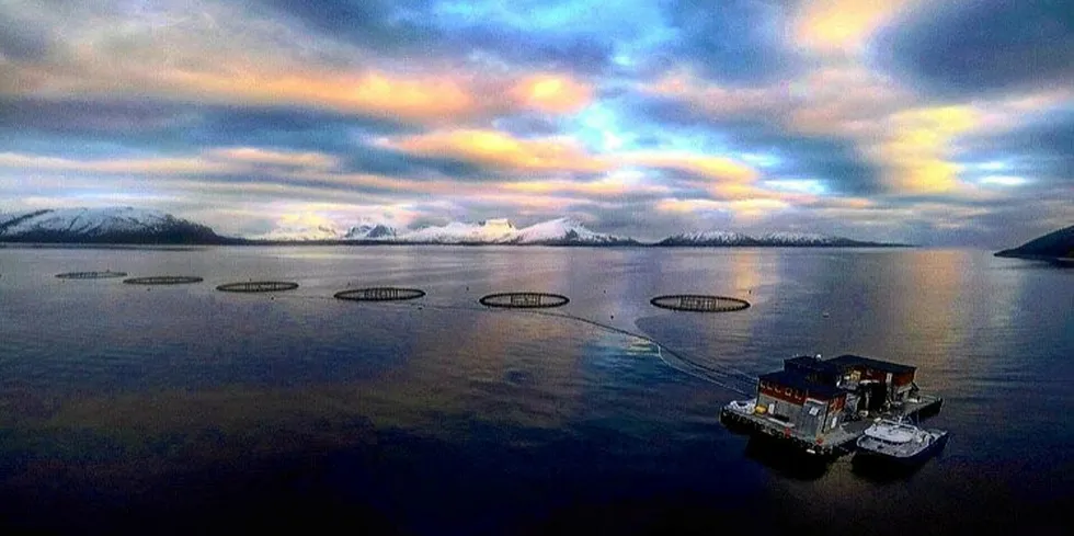 Lokaliteten Stabben Tjeldsund kommune i Troms (ikke langt fra Harstad).