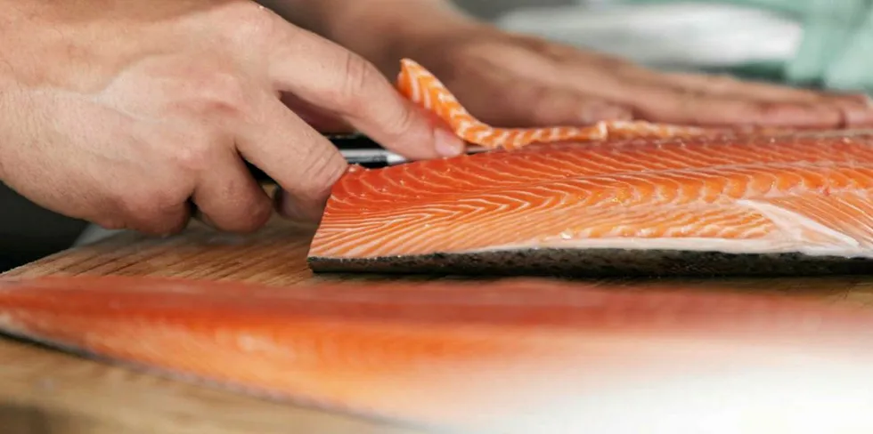 De solgte volumene falt for New Zealand King Salmon, men prisene var sterke.