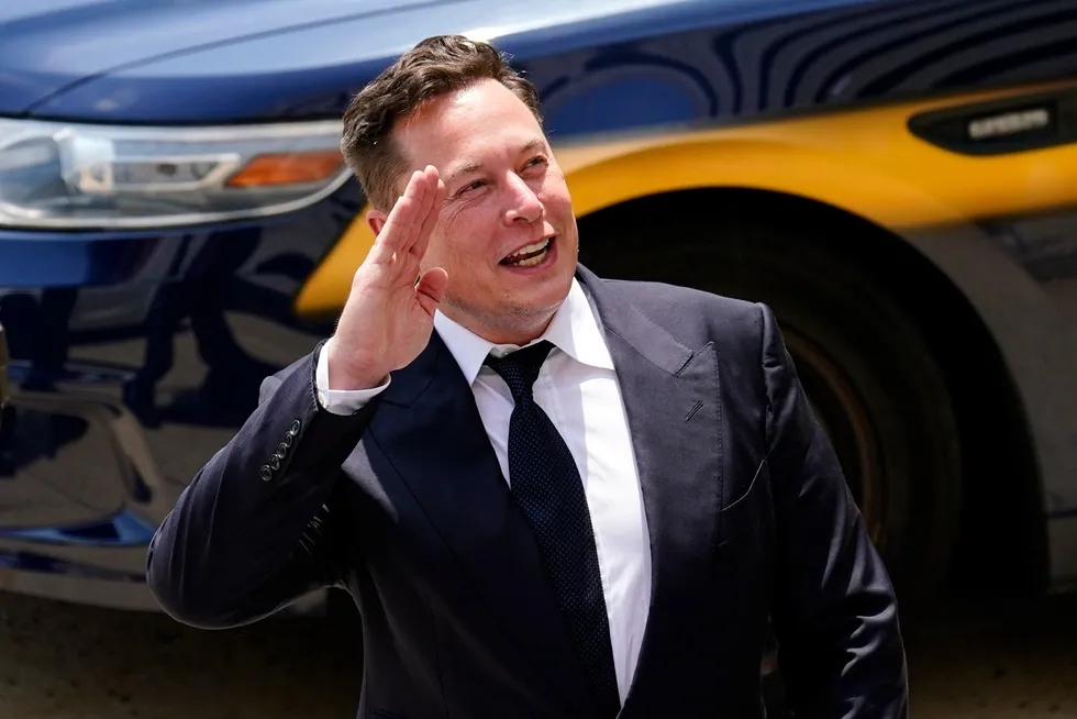 Teslas hovedeier Elon Musk.