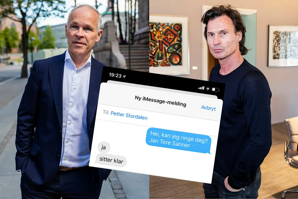 Petter Stordalen og Jan Tore Sanner var i kontakt om regjeringens koronatiltak.