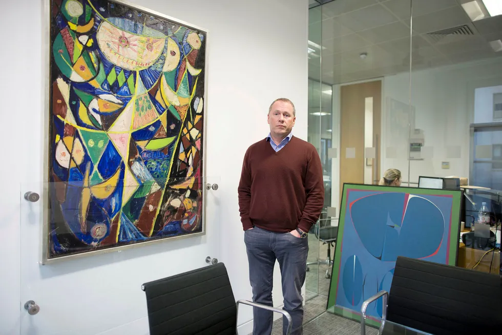 Nicolai Tangen har samlet kunst i flere år. Deler av samlingen hans skal stilles ut i kunstsiloen i Kristiansand som skal stå ferdig i 2022.