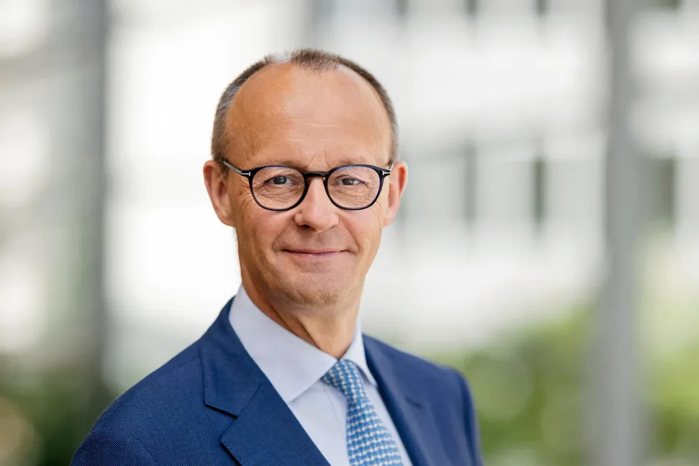 Friedrich Merz, leader of the Christian Democratic Union and candidate for next German chancellor.