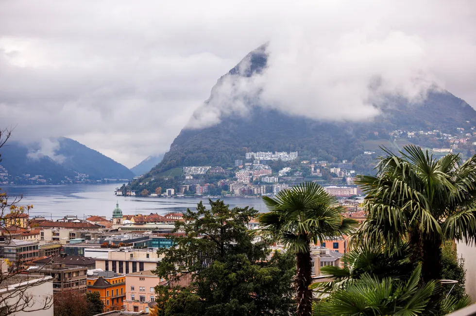 Lugano i Sveits.