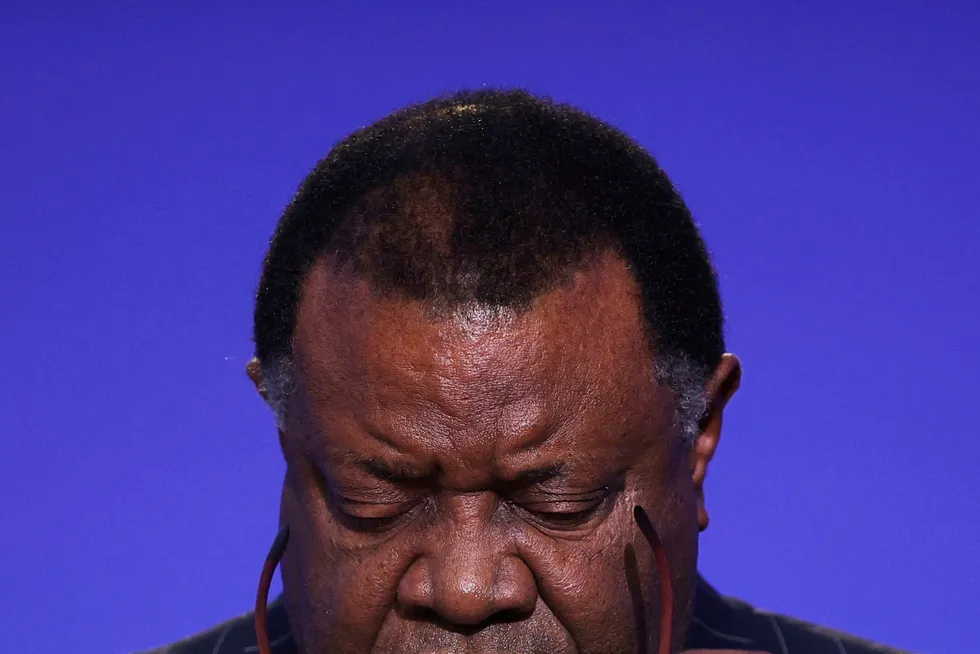 Namibia President Hage Gottfried Geingob.
