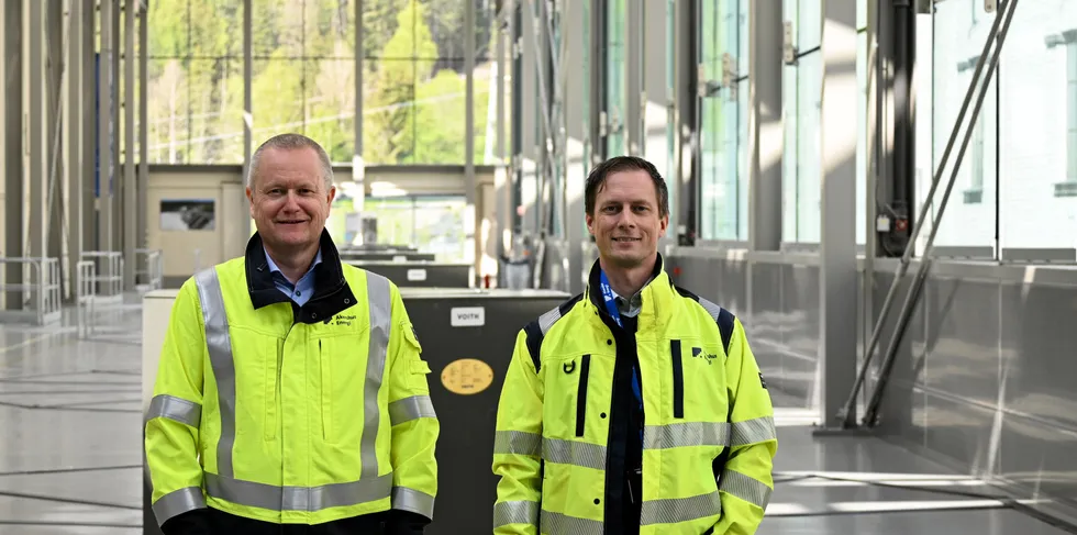 Akershus Energi med toppsjef Eskil Lunde Jensen og vindkraftsjef Emil Orderud i spissen investerer i ny teknologi.