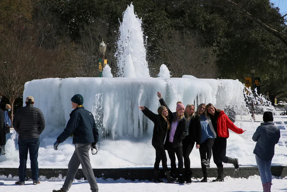 Cold snap: harsh weather across Texas is impacting US oil production, with some output to be potentially affected for weeks