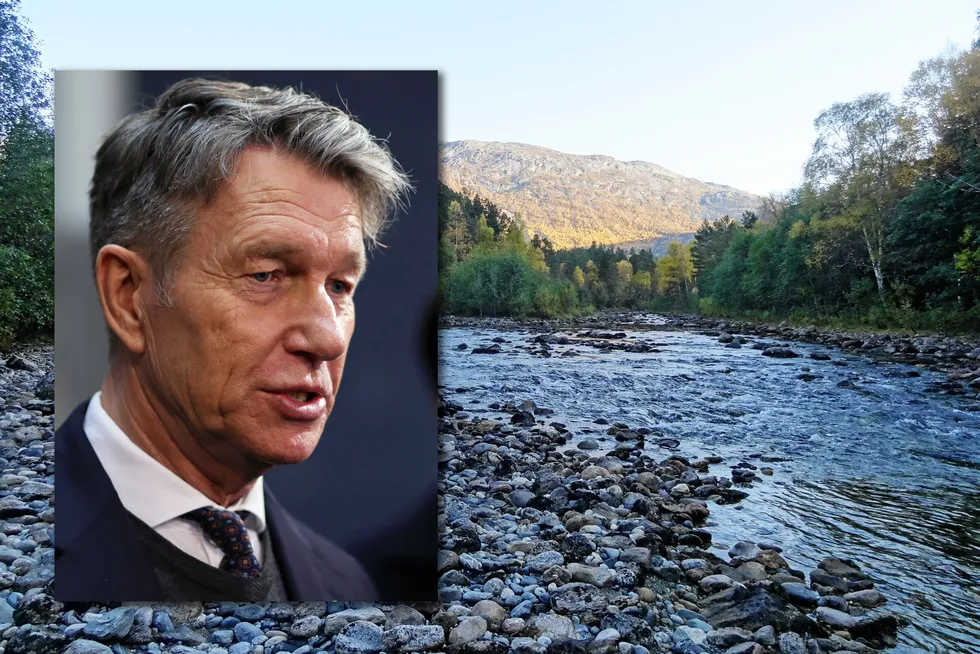 Terje Aasland og Energidepartementet stilte i dag krav om minstevannføring i Skjomenvassdraget, i strid med Statkrafts ønsker. Selskapet taper dermed 3 prosent av produksjonen.
