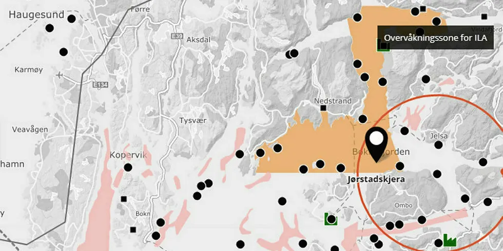 Bremnes' lokalitet Jørstadskjera, nord for øya Ombo. Finnøy kommune i Rogaland.