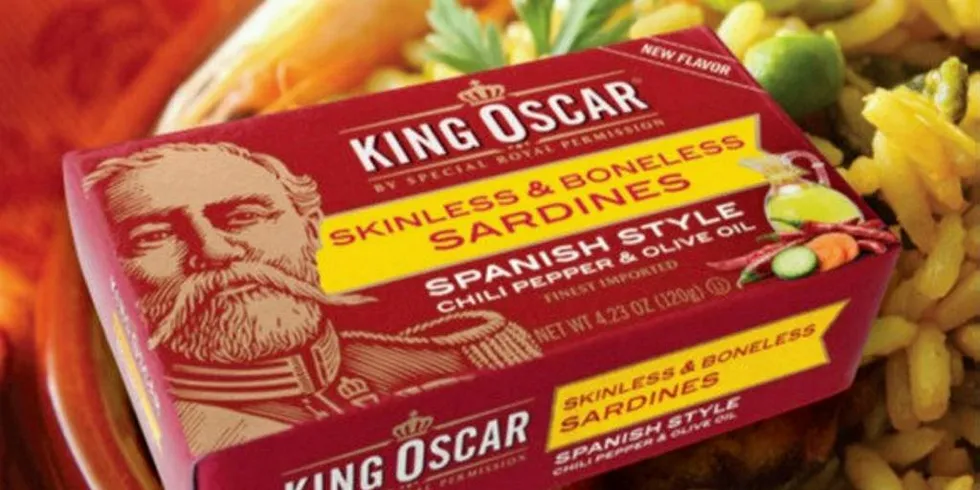 BOKS: Sardiner på boks er kanskje det King Oscar er mest kjent for.