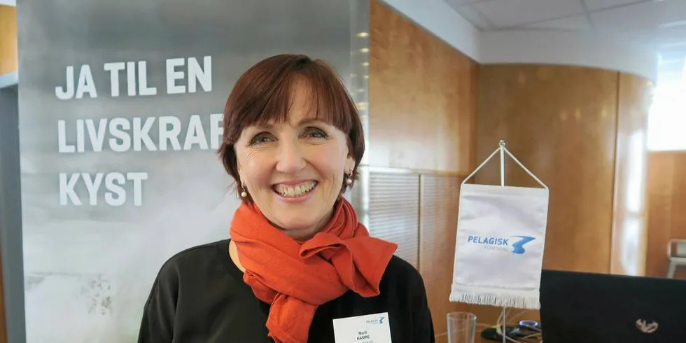 NY LEDER: Marit Hamre, nyvalgt styreleder i Pelagisk Forening og daglig leder i rederiet Krossfjord.Foto: Kjersti Sandvik
