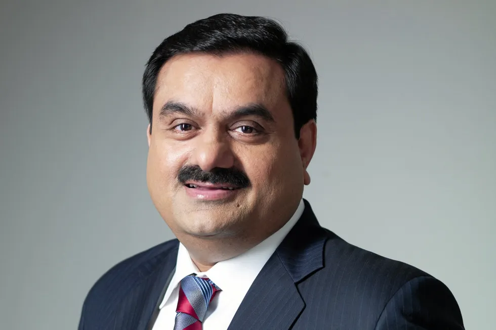 Gautam Adani, chair of Indian conglomerate Adani Group, of which Adani Green Energy is a part.