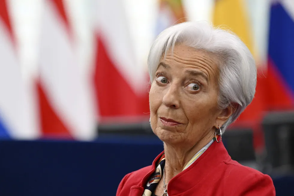 ECB-sjef Christine Lagarde.