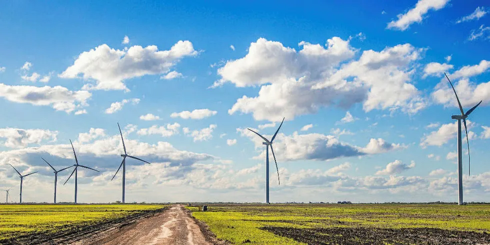 Apex's Cameron wind farm in Texas