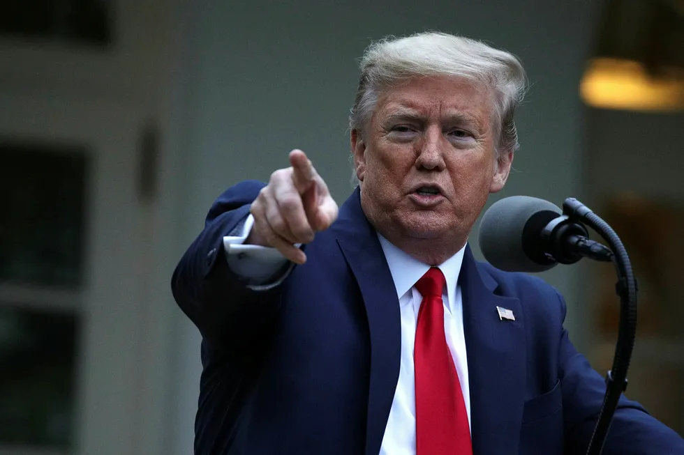 President Donald Trump er neppe smart nok til å være en riktig ulv, men er i alle fall som en diger elgokse som braser inn og ødelegger, skriver artikkelforfatteren.