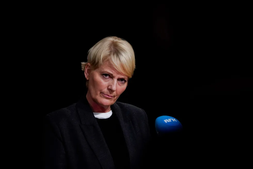 NRK kunne forutsett ganske nøyaktig hvordan mediene ville dekke denne saken hvis opplysningen om dommen kom ut, skriver Ole Christian Apeland. Bildet: NRKs leder, kringkastingssjef Vibeke Fürst Haugen.
