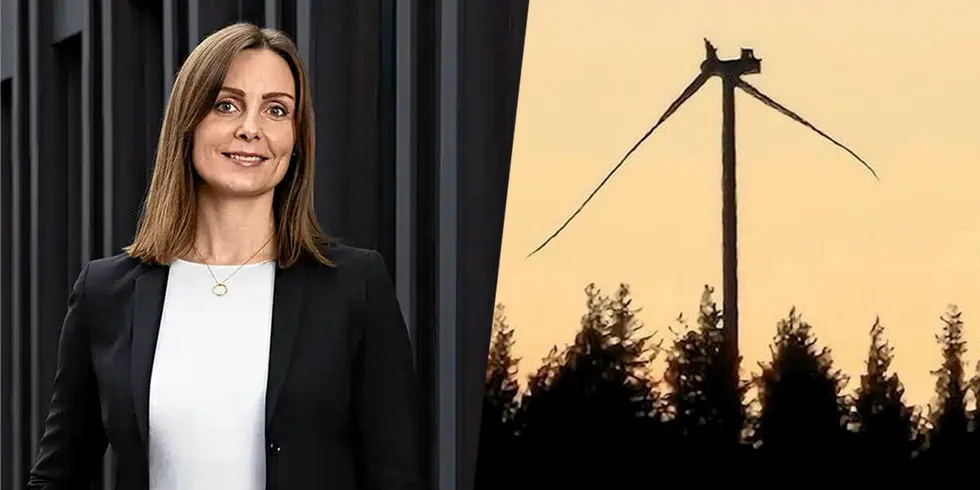 – Vi kjenner ikke årsaken i Odal, men hvis det har noe med turbinbladene å gjøre, er det normalt turbinleverandøren som hefter for dette, sier advokat og partner Sarah-Ann Kvam i Haavind.