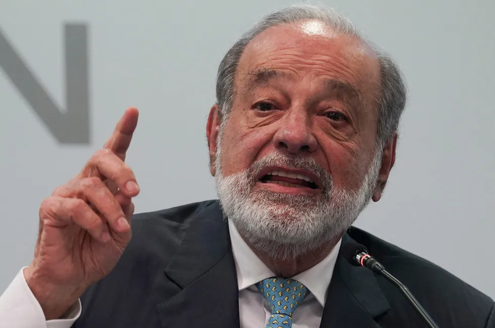 Mexican billionaire Carlos Slim.